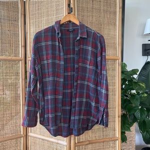 Madewell Plaid Flanel Shirt